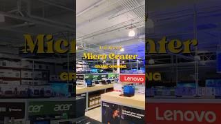 TECH HEAVEN! Micro Center Grand Opening #tech #microcenter #pcgaming