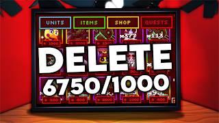 Deleting My Entire Inventory!! - Five Nights TD