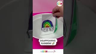 Disappearing rainbow! #shorts #YouTubeShorts #STEM #scienceforkids #STEMKIDS