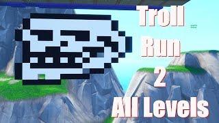 How To Complete Troll Run 2! The Best Guide All Levels Fortnite Creative