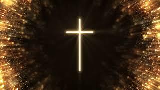 Golden Cross in Radiant Glow || 7 Minute Worship and Praise Video