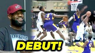 Natuwa si LeBron may BINULLY si Bronny, debut sa GLeague! | Full support ang Lakers!