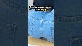 TEACHER HELPING STUDENT be like! 🫣 #shorts