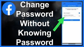 How To Change Facebook Password Without Knowing Current Password!