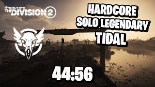 Hardcore Solo Legendary Tidal Basin 44:56 - The Division 2