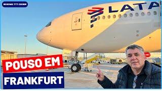 POUSO COMPLETO EM FRANKFURT COM O BOEING 777-300 DA LATAM