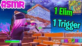 ASMR Gaming  Fortnite Squad 1 Elim = 1 Trigger Word Relaxing Controller Sounds Whispering 