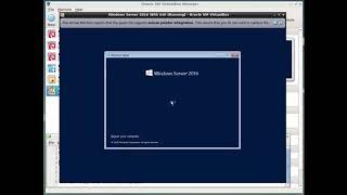 How to Install Windows Server 2016 in VirtualBox