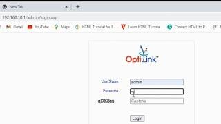 Optilink Router Configuration in PPPoe, Static IP and change password  model No OP-XONT 71110AC-G