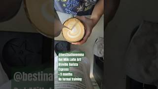 #Oat #Milk #LatteArt #breville #barista #baristaexpress Think i did pretty well? haha #oatside