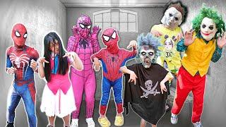 Spider-Man and the ZOMBIE family rescue their son from the JOKER  (Action Movie Compilation)