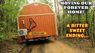 THE MOVE TO DREAMERS VALLEY moving our shed to home | work, tiny house, homesteading, off-grid |
