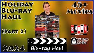 Holiday Blu-ray Haul 2024 (Part 2) - 45+ Shout Factory & Studio Ghibli Movies