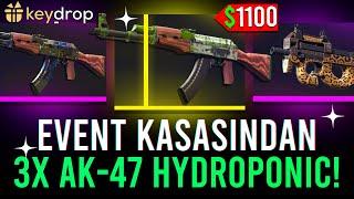 EVENT KASASINDAN 3 TANE 1100 DOLAR AK-47 HYDROPONIC ÇIKARDIM! - KEYDROP