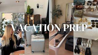 vacation prep vlog: packing tips & beauty treatments