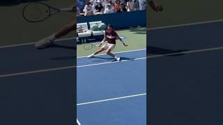 Aleksei Popyrin is a great mover for a his height. Here, chasing down a drop shot in R1 at @usopen