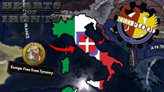 Trying to survive the craziness as Italy in Red Flood | Hearts of Iron IV