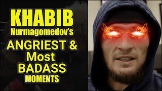 Khabib Nurmagomedov - Most ANGRY and BADASS Moments | FightNoose