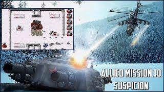 C&C RED ALERT 1 REMASTERED - Allied Mission 10 SUSPICION on Hard