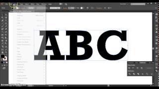 Illustrator CC: How to convert text to outlines