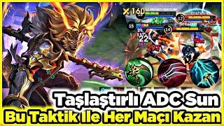 Bu Meta Çok Değişik Yeni ADC Sun Taşlaştırı Alıyorsun Yok Ediyorsun Rakip Sinirden Ağlar MLBB