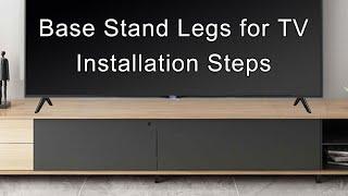 How to install tv legs for tcl roku tv leg