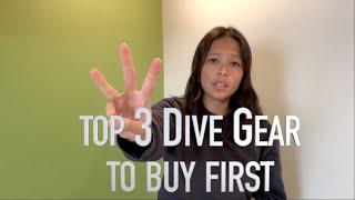 Scuba Diving Advice: Top 3 Dive Gear to Buy First