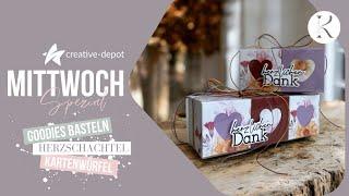 MITTWOCH-SPEZIAL | Goodies basteln | Stanze Herzschachtel | Creative Depot | September 2024