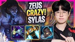 ZEUS CRAZY GAME WITH SYLAS! - HLE Zeus Plays Sylas TOP vs Vladimir! | Season 2024