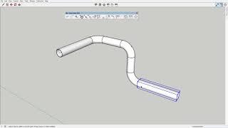 SketchUp Extension: Pipes Tubes 2020 - add elbow