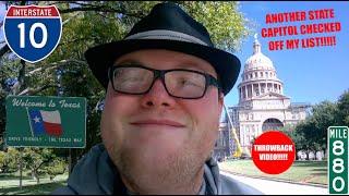 The Ride to Texas (Another Capitol Under My Belt!)