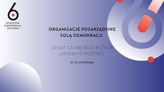 6. Doroczna Konferencja NIW-CRSO | 28 listopada 2023 r. | Sala główna