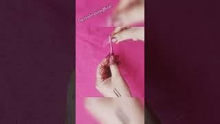 How to make mehndi cone tip thinner\how to fix henna cone tip #mehnditrick #tipsandtricks #shorts