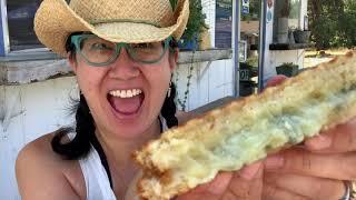 Zeene Eatz & Rates Gourmet Grilled Blue Cheese Sandwich @ Award Winning Rogue Creamery in Oregon