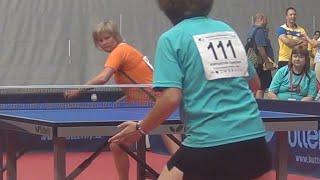 Marina VASILYEVA vs Svetlana KIRYAKOVA, FINAL European Veterans Team Championship Table Tennis