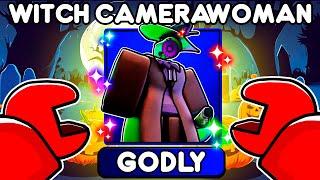 Unlocking WITCH GODLY In Toilet Tower Defense