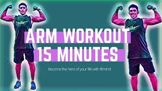 Arm Workout 15 Minutes (Dumbbells Only) / تمرینات بازو با دمبل