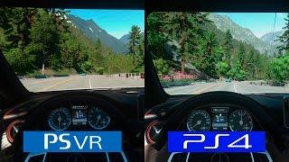 Driveclub VR vs Driveclub | Graphics Comparison