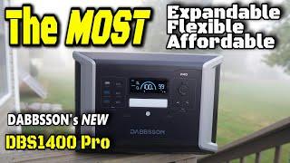 A Mid-Range Power Station that can DO IT ALL (affordably)?! Dabbsson DBS1400 Pro