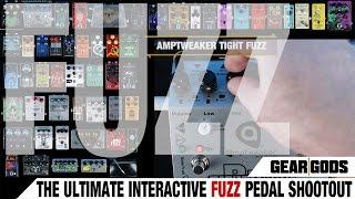 The Ultimate INTERACTIVE Fuzz Pedal Shootout - 52 Pedals Go Head To Head | GEAR GODS