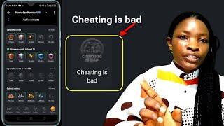 Cheating Is Bad Hamster Kombat Achievement New Update