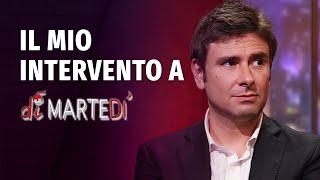 Il mio intervento a DiMartedì sulla crisi economica e sulla politica dell'Europa