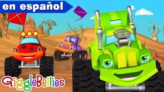 Aprende formas para niños pequeños- dibujos animados de Monster Truck para niños