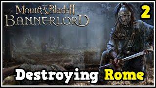 Fighting Our First Roman Legion - Bannerlord Eagle Rising (Germanic) Let's Play #2