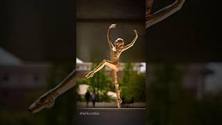 A golden ballerina! Carlin dancing in gold #ballerina #dancephotography