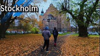 Stockholm Sweden in Autumn | Walking in Stockholm from Gröna lund | Halloween 