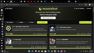 How To use Moonshot on Dexscreener ~ Complete Beginners Guide