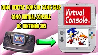 [3DS] Como injetar ROMs de Game Gear como Virtual Console no 3DS (CFW)