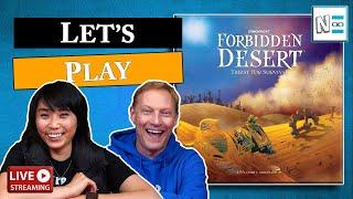 How to Play FORBIDDEN DESERT -  Live Playthrough - Let's play #48