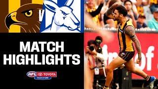 Hawthorn v North Melbourne Highlights | Round 3, 2019 | AFL